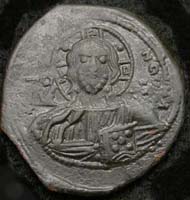Christ on Byzantine follis