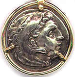 Herakles on drachm of Alexander the Great