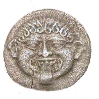 Facing Gorgon on Neapolis hemidrachm