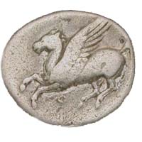 Pegasos on Corinthian stater