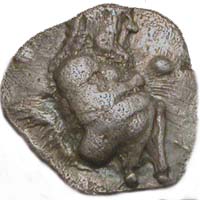 Satyr on silver from Lete