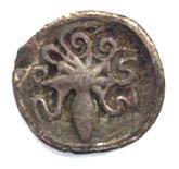 Octopus on 5th c. BC Syracusan silver litra