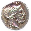 Zeus on a Philip tetradrachm